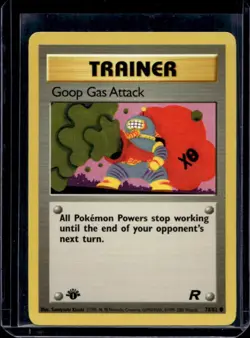 2000 Pokemon Team Rocket First Edition Goop Gas Attack #78/82 - Image 1