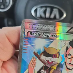 Pokemon Battle Reporter Furious Fists 109/111 Holo Full Art - Image 2