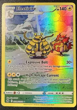 Pokemon TCG Crown Zenith: Galarian Gallery #GG08/GG70 Electivire - Image 1