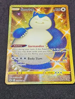 Snorlax (Secret) 224/198 Swsh06: Sword & Shield - Chilling Reign Pokemon Holo NM - Image 2