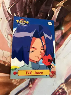 James TV10 Non Foil 1999 Pokemon Topps Series 1 TV Edition NM Puzzle Back - Image 1