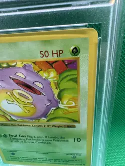 1999 English Pokemon First Edition Base Set PSA 8 NM KOFFING 51/102 - Image 3
