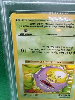 1999 English Pokemon First Edition Base Set PSA 8 NM KOFFING 51/102 - Image 4