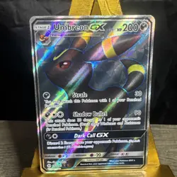 Pokemon TCG SM Base Set #142/149 Umbreon GX (Full Art) - Image 1