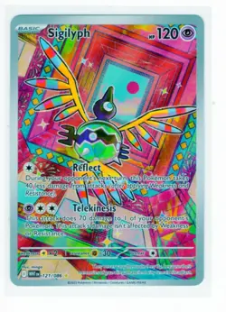 Sigilyph 121/086 - Illustration Rare SV10.5 White Flare - Pokemon TCG - Image 1