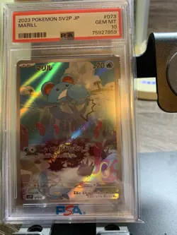 2023 Pokemon SV2P Japanese Marill PSA 10 - Image 1