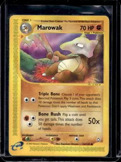 2003 Pokemon Aquapolis Marowak #54/147 - Image 1