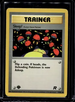 2000 Pokemon Team Rocket First Edition Sleep! #79/82 - Image 1