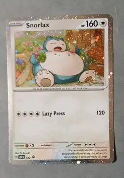 Snorlax 122 Sv: Scarlet & Violet Promo Cosmos Holo SVP EN 122 Pokemon NM - Image 5