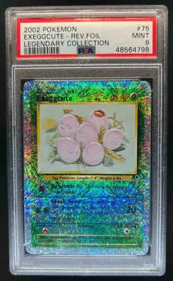 2002 Pokemon Exeggcute Legendary Collection Reverse Foil #75 PSA 9 - Image 1