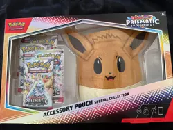 Pokemon TCG Prismatic Evolutions Accessory Pouch Special Collection Box Sealed - Image 1