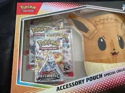 Pokemon TCG Prismatic Evolutions Accessory Pouch Special Collection Box Sealed - Image 2