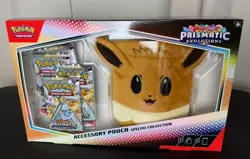 Pokemon Prismatic Evolutions Accessory Pouch Special Collection TCG Sealed - Image 1