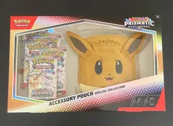 Pokemon TCG Prismatic Evolutions Accessory Pouch Special Collection New Sealed - Image 1
