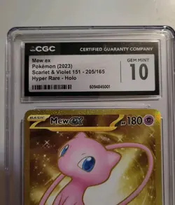Pokemon TCG - Scarlet & Violet 151: Mew EX (205/165) - HR Holo- CGC Gem Mint 10 - Image 2