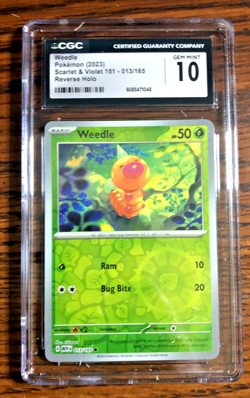Weedle Reverse Holo #013 - CGC GEM MINT 10 - Scarlet & Violet 151 - Pokemon TCG - Image 4