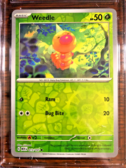 Weedle Reverse Holo #013 - CGC GEM MINT 10 - Scarlet & Violet 151 - Pokemon TCG - Image 5