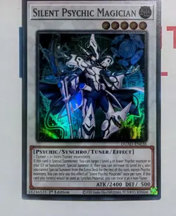 Yugioh! Silent Psychic Magician - DUAD-EN038 - Super Rare - 1st Edition Near Min - Image 1