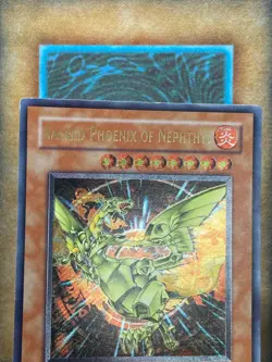 Yugioh Sacred Phoenix Of Nephthys FET-EN005 Ultimate Rare 1st Ed LP - Image 3
