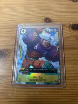 One Piece TCG Franky Alt Art OP07-107 English 500 Years In The Future - Image 1