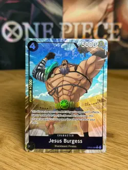 Jesus Burgess OP09-086 One Piece TCG NM ENGLISH FREE SHIPPING WORLDWIDE - Image 1