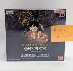 One Piece OP-01 Romance Dawn English BLUE Bottom Booster Box CASE FRESH! - Image 1