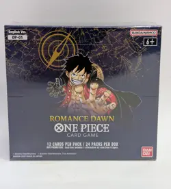 One Piece OP-01 Romance Dawn English BLUE Bottom Booster Box CASE FRESH! - Image 2