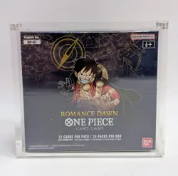 One Piece OP-01 Romance Dawn English BLUE Bottom Booster Box CASE FRESH! - Image 3