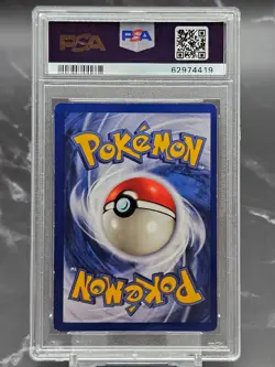 1999 Pokemon Fossil Hitmonlee Holo 7/62 Unlimited PSA 6 EX-MT WOTC - Image 2