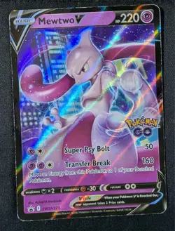 Mewtwo V SWSH223 SWSH: Sword & Shield Promo Cards Holo - Image 1