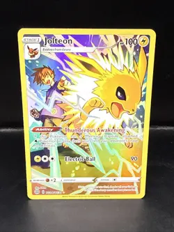 Pokemon TCG Jolteon TG04/TG30 Brilliant Stars Trainer Gallery Holo Rare A - Image 1
