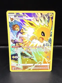 Pokemon TCG Jolteon TG04/TG30 Brilliant Stars Trainer Gallery Holo Rare A - Image 2