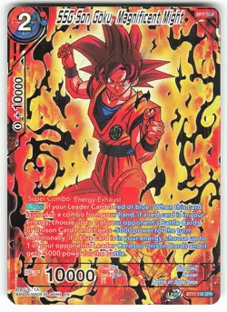 SSG Son Goku, Magnificent Might BT17-138 SPR Dragon Ball Super Card - Image 1
