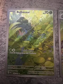 2023 Pokemon Bulbasar, Ivysaur, & Venusaur EX Scarlet & Violet 151 IR/SIR Set - Image 3