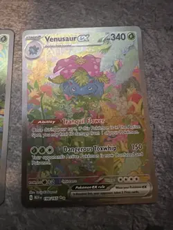 2023 Pokemon Bulbasar, Ivysaur, & Venusaur EX Scarlet & Violet 151 IR/SIR Set - Image 5