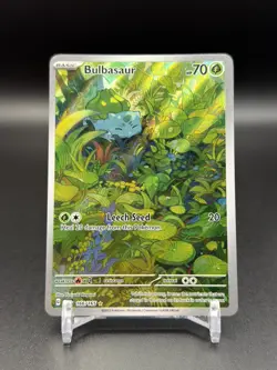 2023 Pokemon Bulbasaur, Ivysaur, & Venusaur EX Scarlet & Violet 151 IR/SIR Set - Image 2