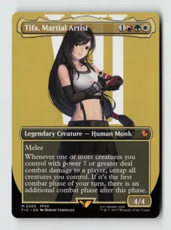 Tifa, Martial Artist (Borderless)*Non-Foil* Commander: FINAL FANTASY 206 NM - Image 1