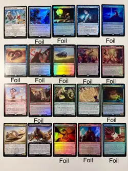 Magic The Gathering Avatar Last Airbender 20 Rare Card Lot. 13 Foils. NM - Image 1
