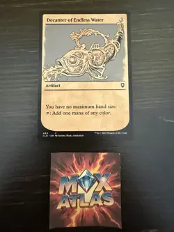 MTG - Decanter of Endless Water - #444 - Showcase - Battle for Baldur's Gate NM - Image 1