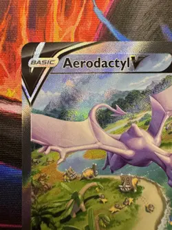 Aerodactyl V Alternate Full Alt Art Holo Card 180/196 Lost Origin Pokemon TCG NM - Image 2