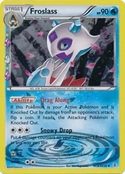 NM-Mint, English - 1 x Pokemon Froslass - RC8/RC32 - Uncommon - Holo Generations - Image 1