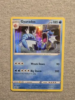 Gyarados 040/192 Holo Rare Sword & Shield Rebel Clash Pokemon - Image 1
