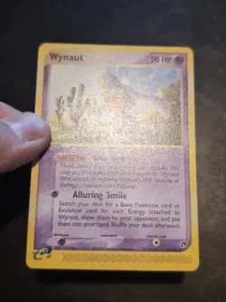 POKEMON TCG CARD WYNAUT + WOBBUFFET 54/100 EX SANDSTORM VLP/LP - Image 3