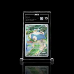 Pokemon Scarlet & Violet 151 ETB Promo Snorlax 051 TAG 10 Black Star Promo - Image 1