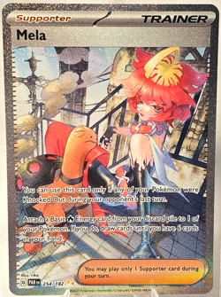 Pokemon Card - Mela (254/182) SV04: Paradox Rift SIR Holo - Image 1