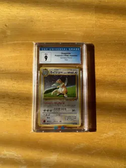 Dragonite Pokemon 1998 Japanese Gameboy Promo Holo CGC 9 Mint No. 149 - Image 1
