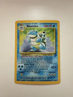 Pokemon TCG Blastoise Base Set 2 2/130 Holo - Image 1