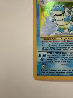 Pokemon TCG Blastoise Base Set 2 2/130 Holo - Image 5