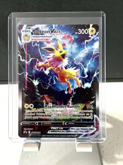 Pokemon TCG Promo Set Jolteon VMax SWSH184 Full Art Holo - Image 3