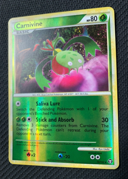 Carnivine 16/102 Reverse Holo Pokemon Card - HGSS Triumphant set 2010 - LP - Image 3